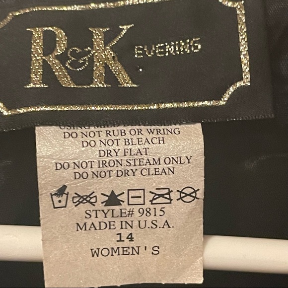 Vintage R&K Evenings Velvet Flowered Jacket - Picture 4 of 5